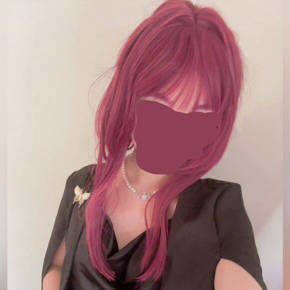 Honkai Star Rail Kafka Cosplay Wig Deep Red Wine Hair - Picture 6 of 6